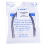 Orthodontic Archwire Stainless Steel Rectangular Natural 0.016-0.021 x 0.016-0.025 Upper/Lower 10pcs/Pack - pairaydental.com