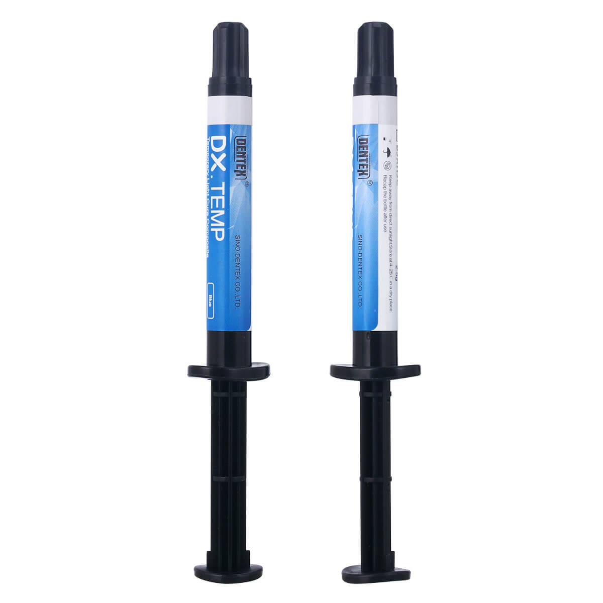 Dentex Dental Temporary Flow light Cure filling Composite Material Resin Blue 2.5g/Pack - pairaydental.com