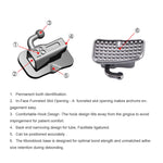 Orthodontic Metal Self Ligating Mini Bracket Roth/MBT 0.022 345 Hooks with 4 Buccal Tube 24pcs/Kit - pairaydental.com 
