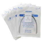 Archwire Stainless Steel Round Oval 0.012-0.020 Upper/Lower 10pcs/Pack