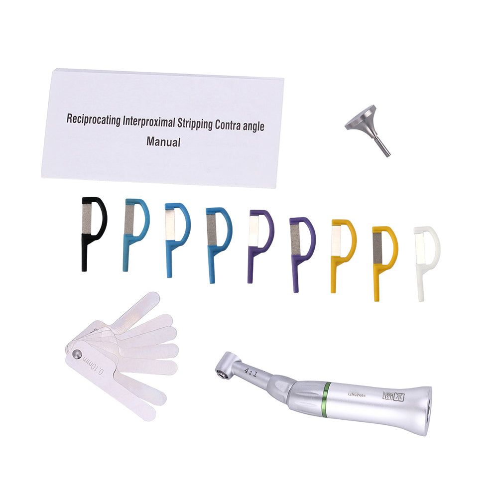 4:1 Contra Angle Handpiece Reduction Interproximal Stripping System - pairaydental.com