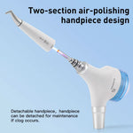 4 Holes Air Polisher A1S Detachable 360° Rotating Handpiece With Quick Coupler - pairaydental.com
