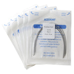 Archwire Stainless Steel Rectangular Oval 0.016-0.019 x 0.016-0.025 Upper/Lower 10pcs/Pack