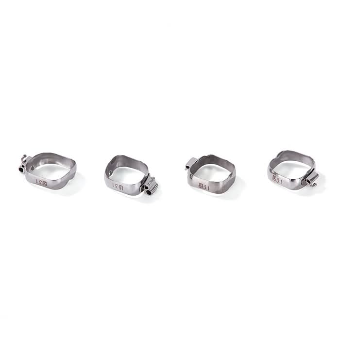 Orthodontic 1st Molar Bands with Buccal Tube MBT 0.022 #16-#35 U2/L1 80pcs/Box - pairaydental.com