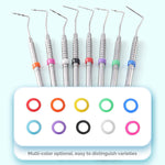 Silicone Dental Instruments Color Code Rings Autoclavable Mixed Colors 100pcs/Box - pairaydental.com