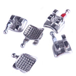 Orthodontic Metal Brackets MIM Monoblock Roth/MBT 0.018/0.022 Hooks 3-4-5 20pcs/Box - pairaydental.com
