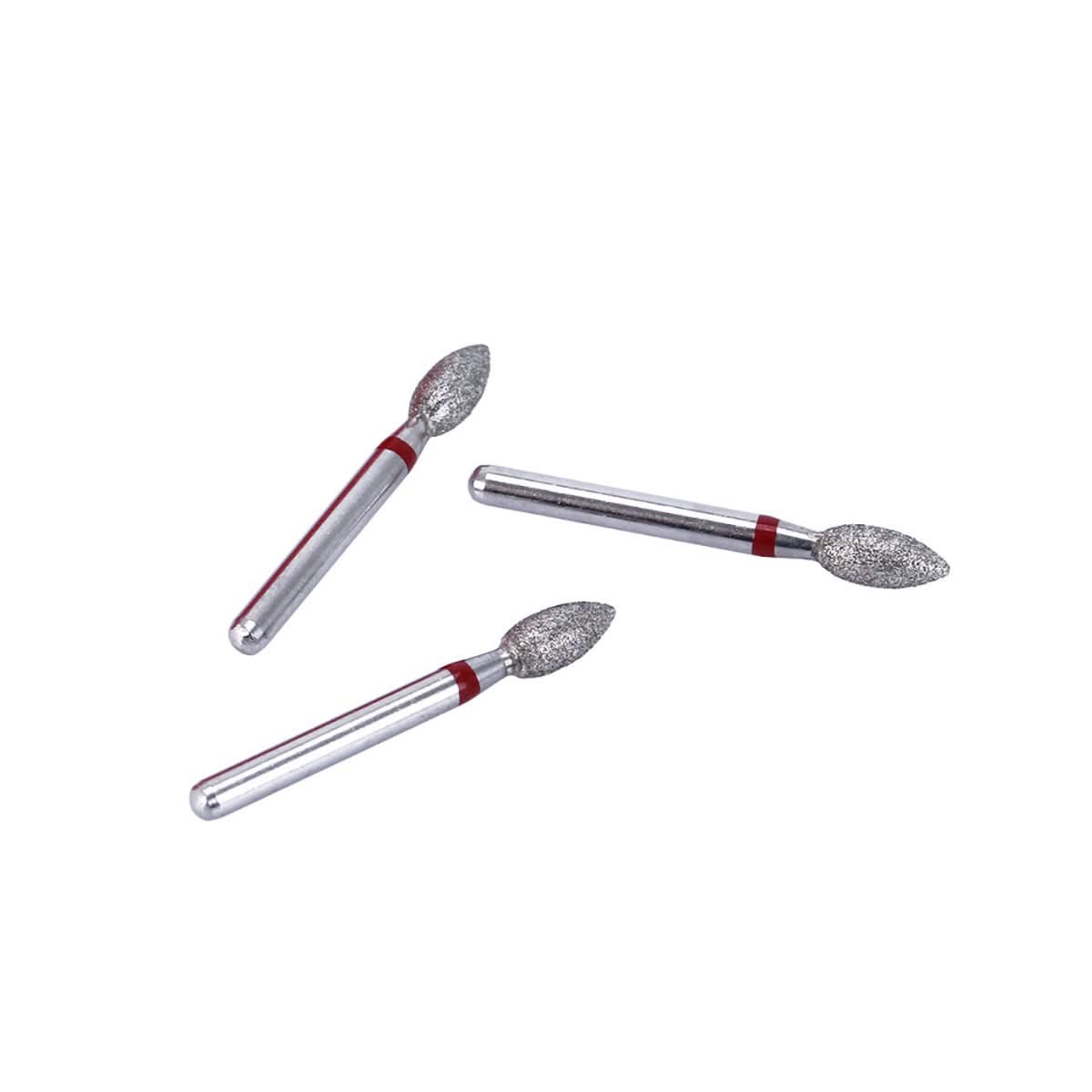 Dental Diamond Bur FG 379-023F Football Red 10pcs/Kit - pairaydental.com