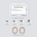 Dental Sectional Contoured Metal Matrices Matrix Refill Kit 30pcs/Box - pairaydental.com