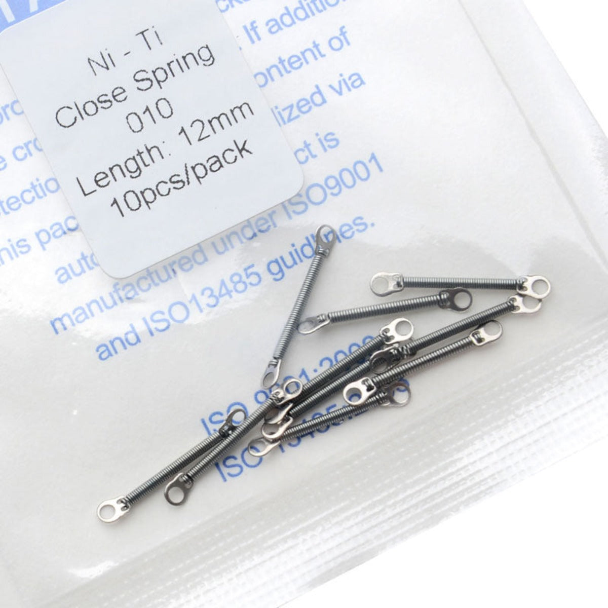 Orthodontic 0.010 12mm Closed Coil Spring 10pcs/Pack - pairaydental.com
