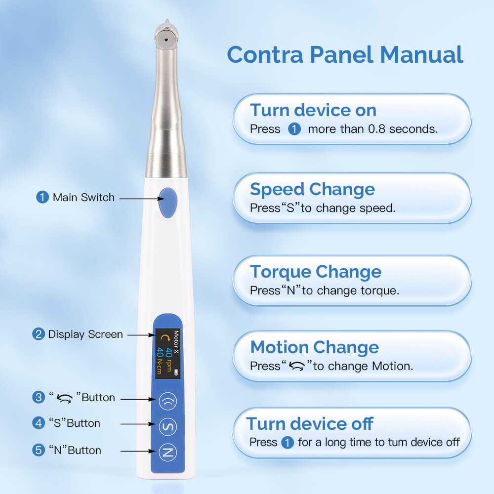 Dental Electric Wireless Universal Implant Driver Kit with Torque Wrench 16pcs Drivers 10-50Ncm 360° Rotating - pairaydental.com