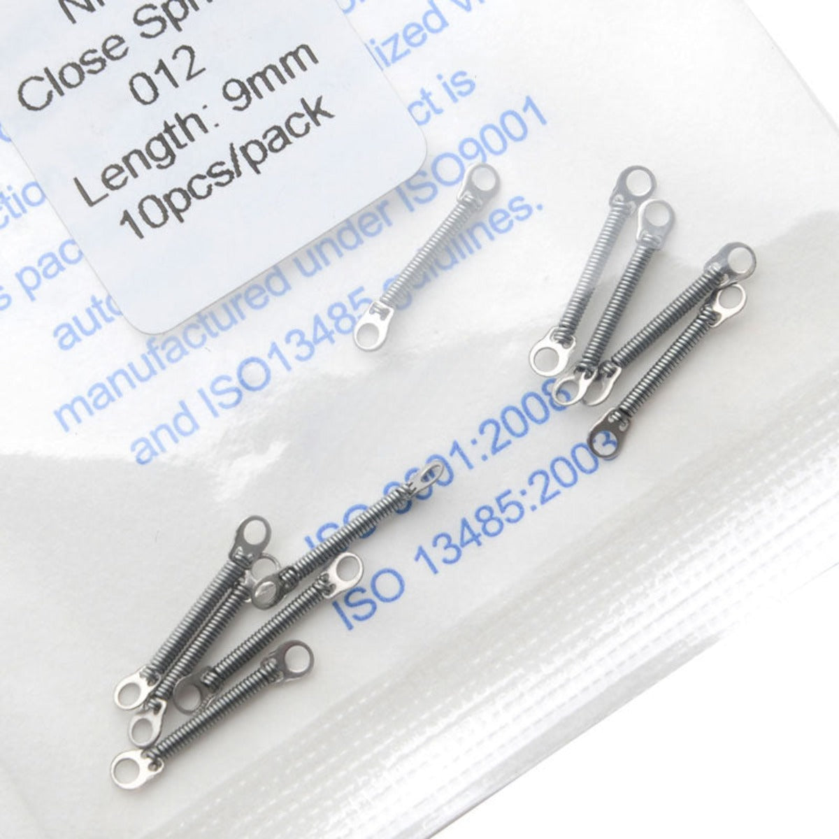 Orthodontic 0.012 9mm Closed Coil Spring 10pcs/Pack - pairaydental.com