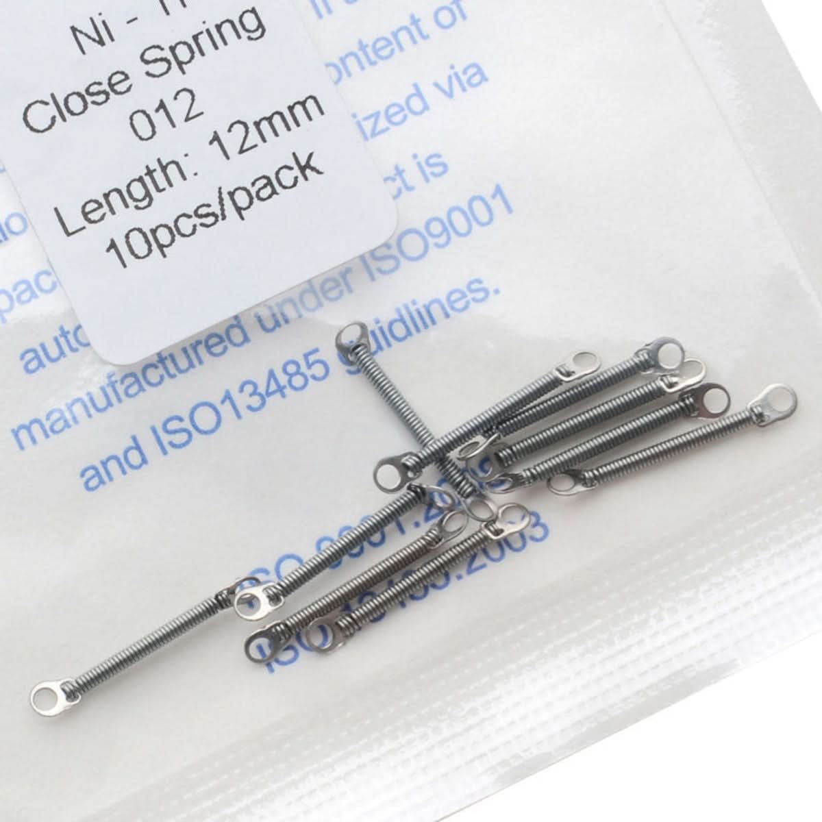Orthodontic 0.012 12mm Closed Coil Spring 10pcs/Pack - pairaydental.com