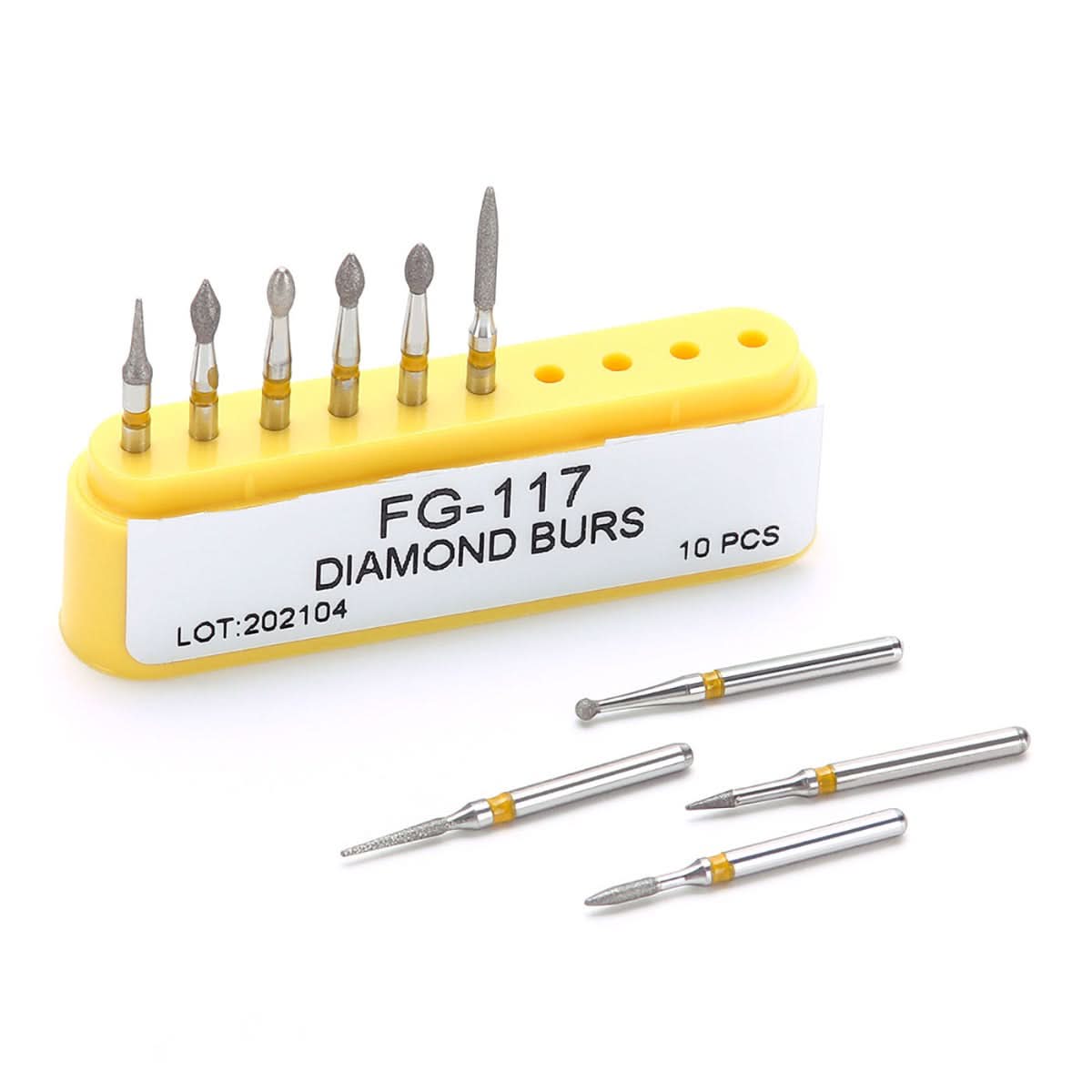 Dental Diamond Bur FG-117 Composite Repair Kit 10pcs/Kit - pairaydental.com