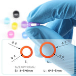 Silicone Dental Instruments Color Code Rings Autoclavable Mixed Colors 100pcs/Box - pairaydental.com