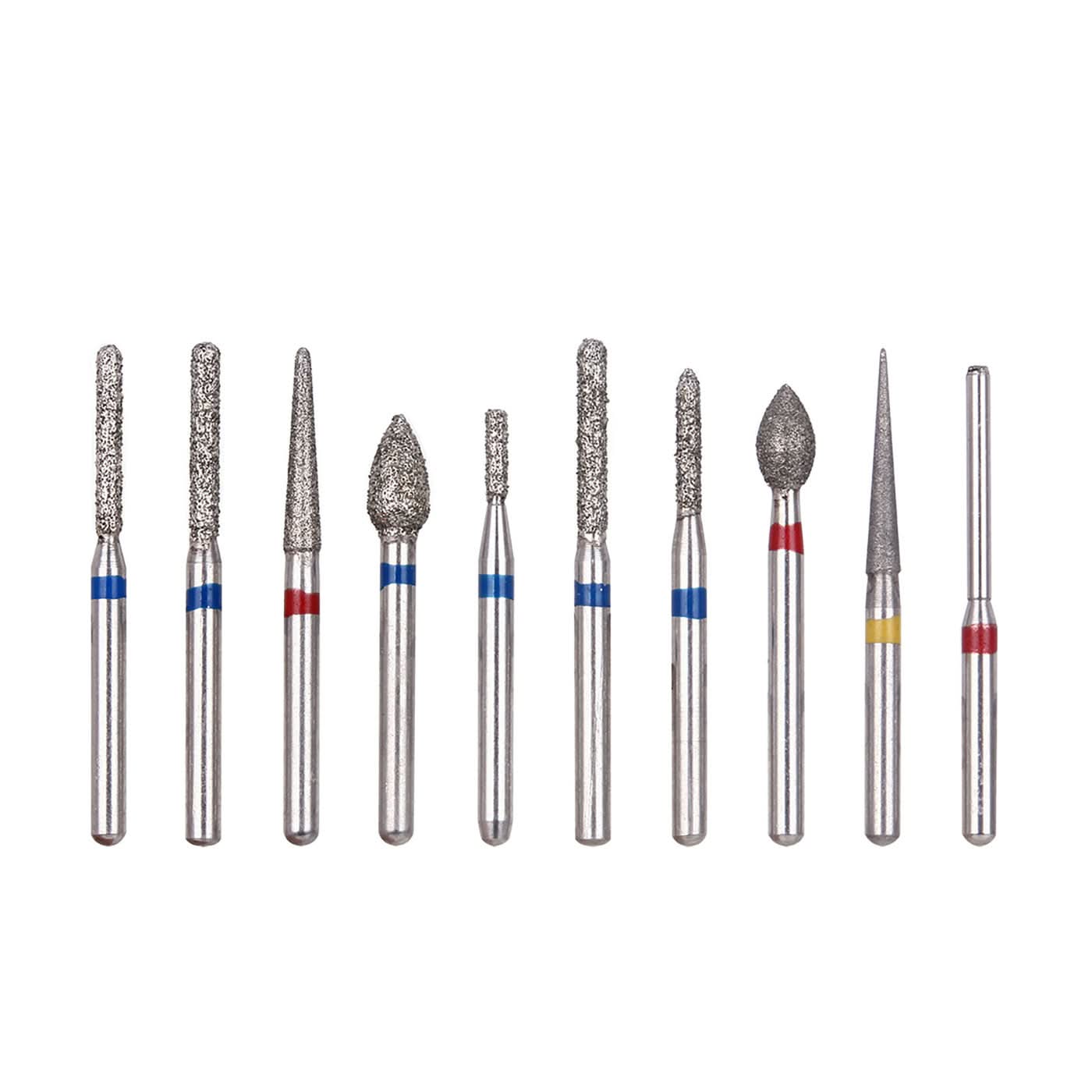 Dental Diamond Bur FG-112 Crown Preparation Anterior Teeth Kit 10pcs/Kit - pairaydental.com