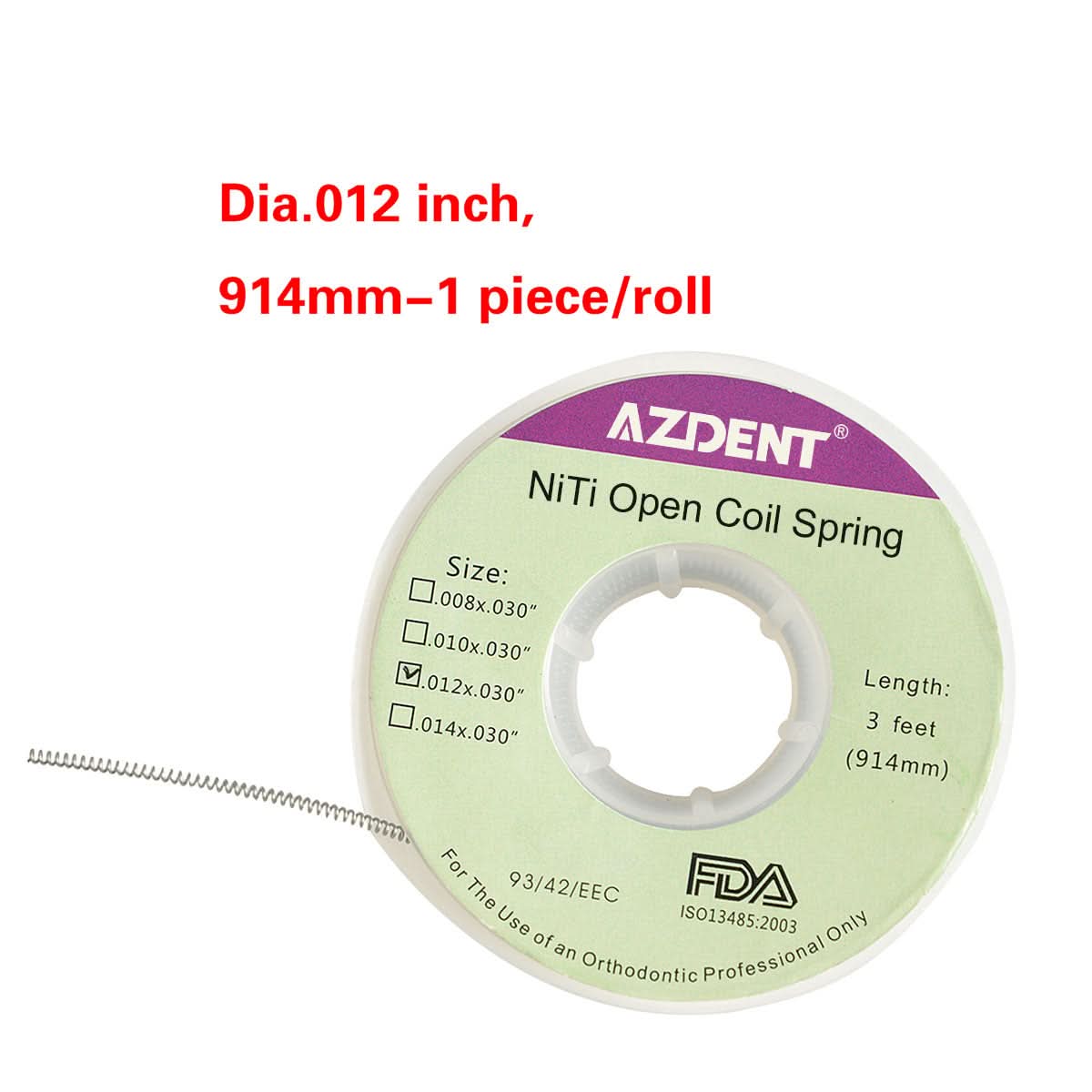 Dental Niti Open Coil Springs 0.012*0.030