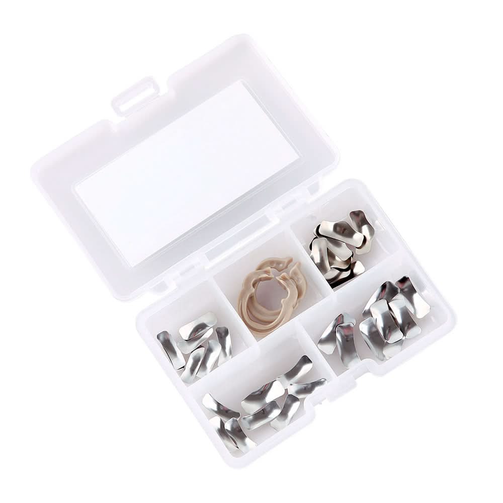 Dental Sectional Contoured Metal Matrices Matrix Refill Kit 30pcs/Box - pairaydental.com