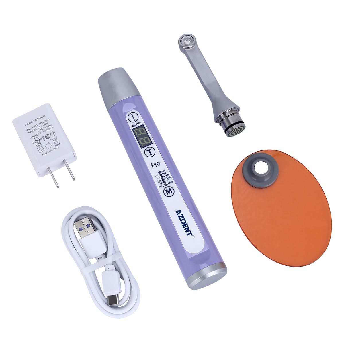 LED Curing Light High Power 6 Modes 1800mW/cm² - pairaydental.com