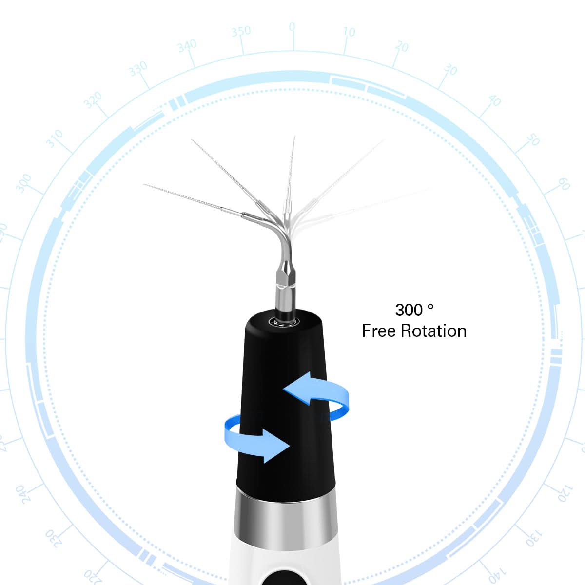 Dental Endo Ultra Activator Irrigator Cordless Root Canal Handpiece 6 Tips - pairaydentall.com