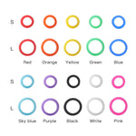 Silicone Dental Instruments Color Code Rings Autoclavable Mixed Colors 100pcs/Box - pairaydental.com
