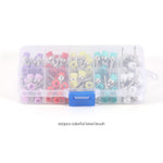 Dental Colorful Polishing Brush Cup Kits Nylon/Bristle/Silicone 100pcs/Box - pairaydental.com