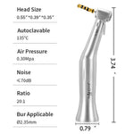 20:1 Implant Reduction Contra Angle Handpiece Push Button External Spray - pairaydental.com