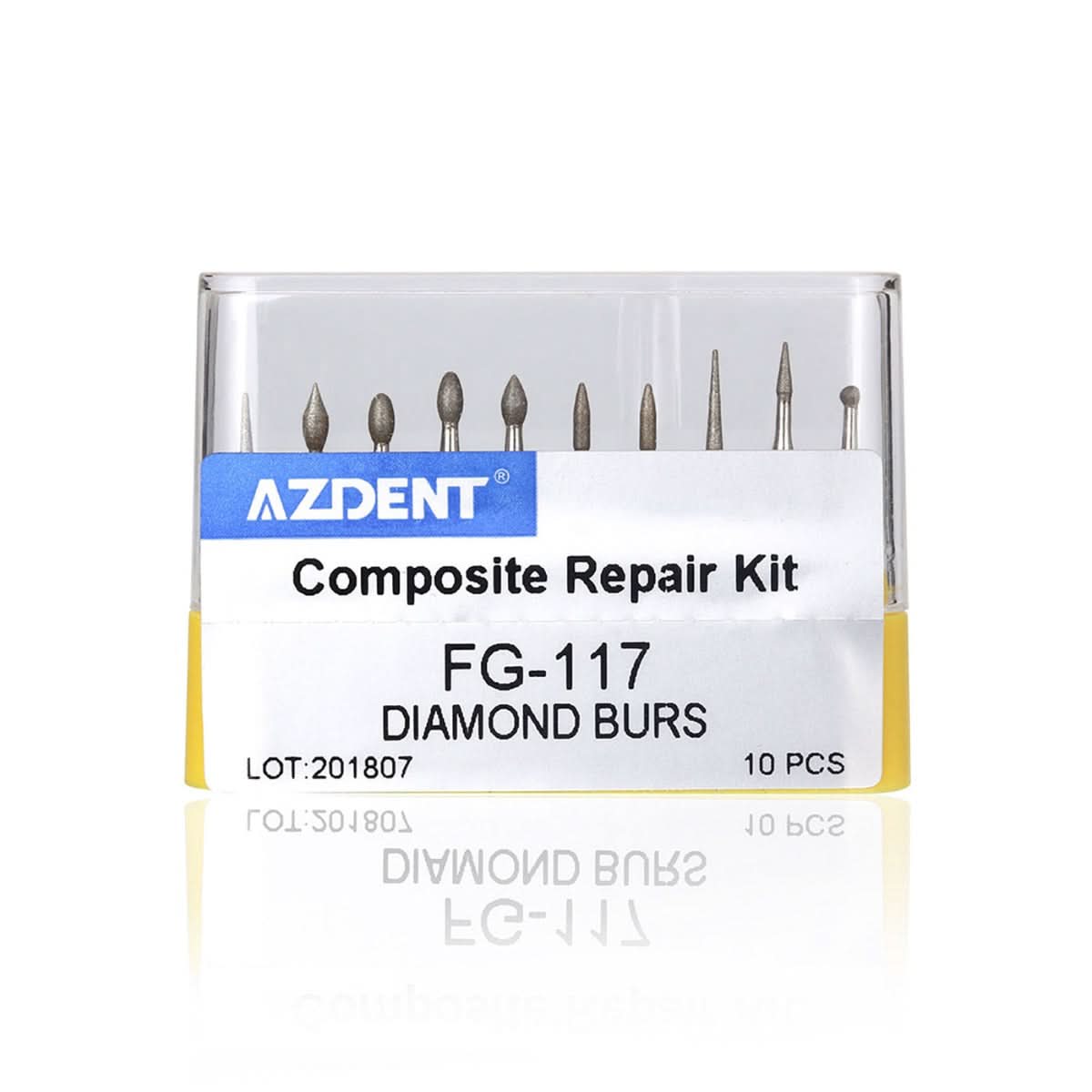 Dental Diamond Bur FG-117 Composite Repair Kit 10pcs/Kit - pairaydental.com