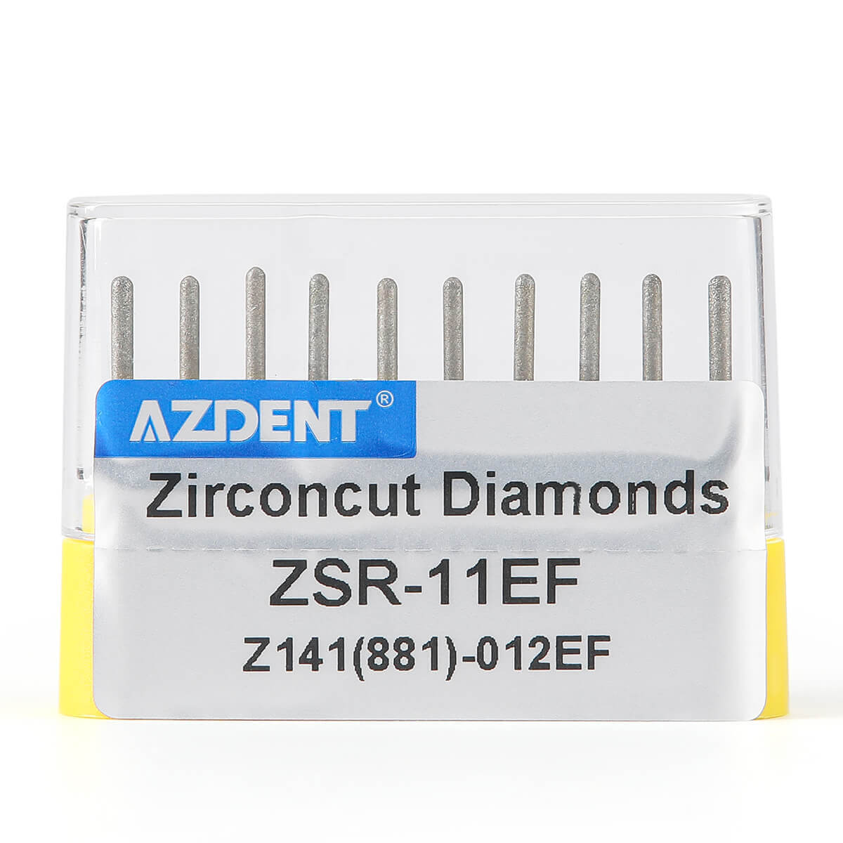 Dental Diamond Burs ZSR-11EF (881-012EF) for Ceramics/Composite Polishing & Finishing 10pcs/Box - pairaydental.com