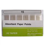 Absorbent Paper Points 0.02 Taper 15-40# 7 Models 200pcs/Pk