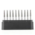 Dental Diamond Burs ZTR-13S (850-018S) for Zirconia/Ceramic Prep 10pcs/Box - pairaydental.com