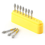 Dental Diamond Bur ZFO-24EF Cutting Zirconia Diamond Round 10pcs/Box