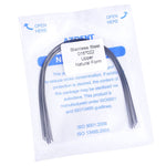 Orthodontic Archwire Stainless Steel Rectangular Natural 0.016-0.021 x 0.016-0.025 Upper/Lower 10pcs/Pack - pairaydental.com