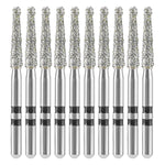 Dental Diamond Burs ZTR-13S (850-018S) for Zirconia/Ceramic Prep 10pcs/Box - pairaydental.com