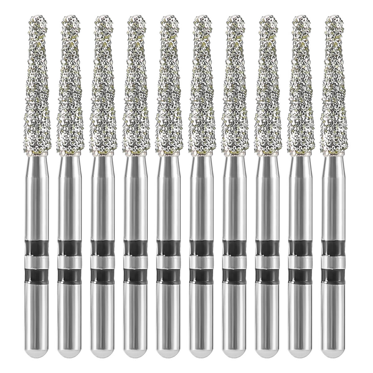 Dental Diamond Burs ZTR-13S (850-018S) for Zirconia/Ceramic Prep 10pcs/Box - pairaydental.com
