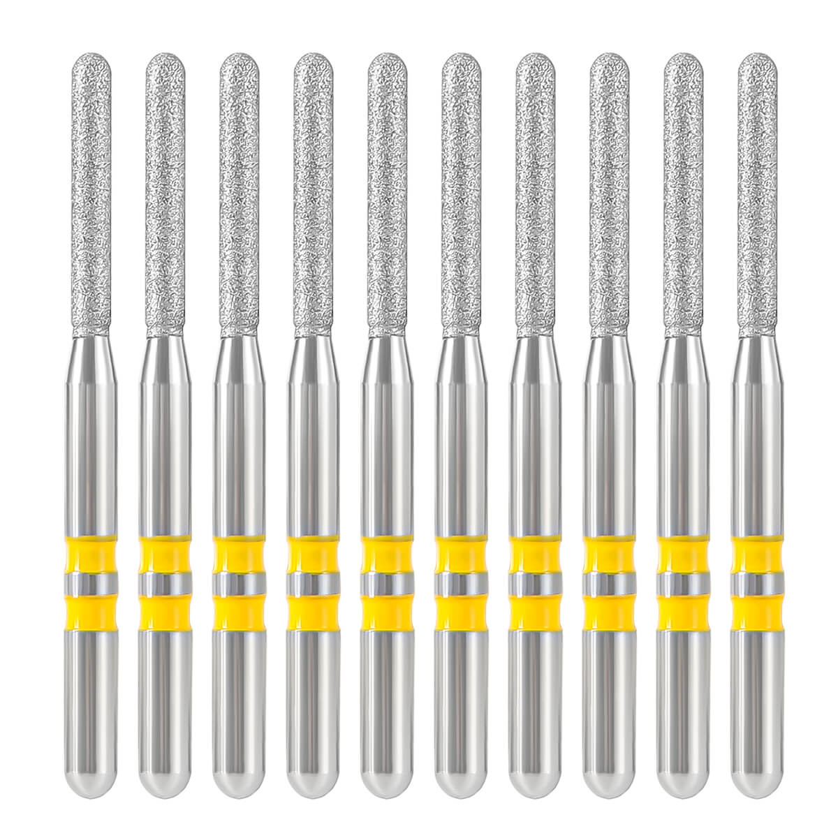 Dental Diamond Burs ZSR-11EF (881-012EF) for Ceramics/Composite Polishing & Finishing 10pcs/Box - pairaydental.com