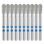 Dental Diamond Burs ZEX-21 (808R-021M) for Zirconia/Ceramic Prep 10pcs/Box - pairaydental.com