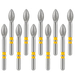 Dental Diamond Burs FG Cutting Zirconia Ceramic Z257-025EF (368-025EF) Round 10pcs/Box - pairaydental.com