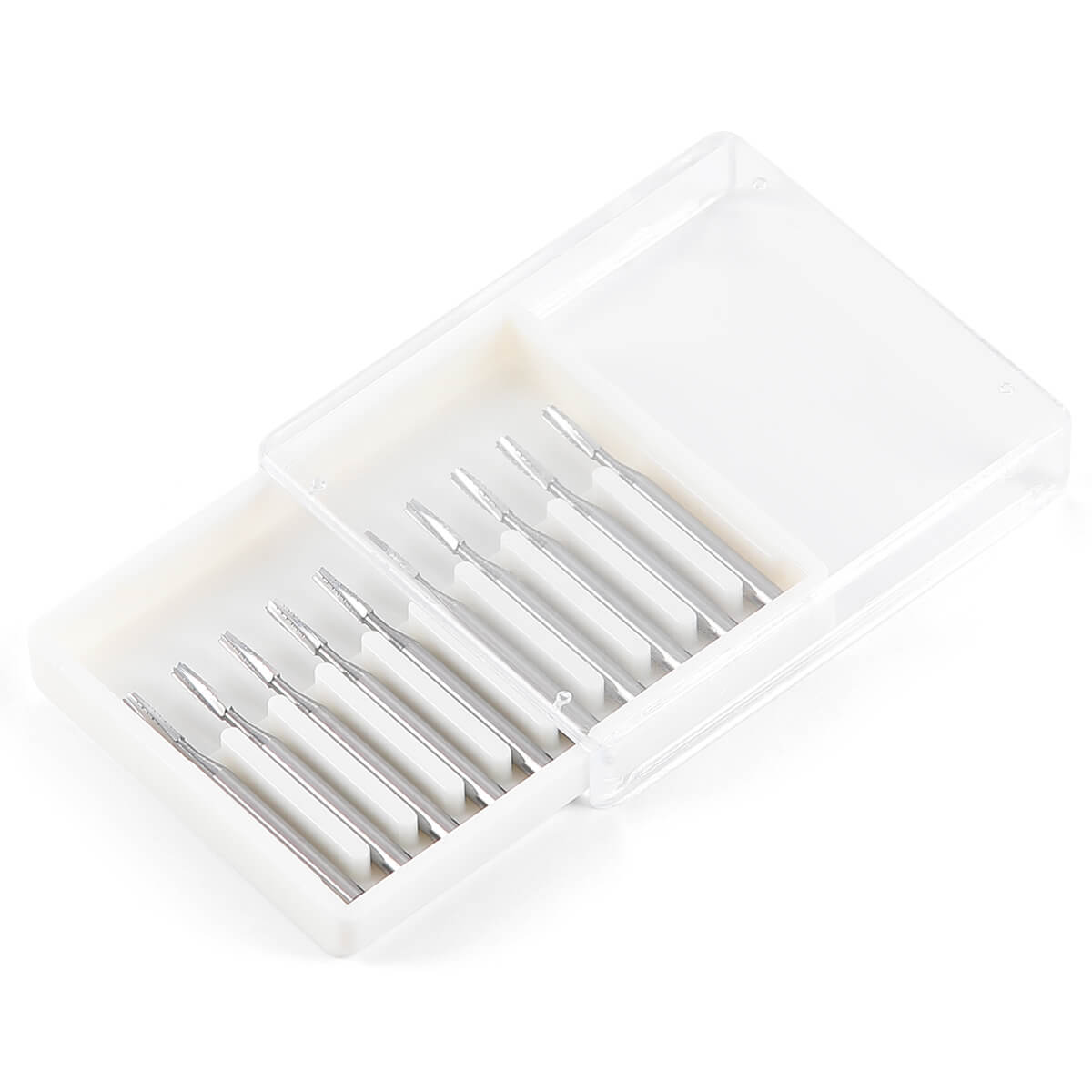 Dental Carbide Bur Straight Fissure Crosscut FG #557 10pcs/Box - pairaydental.com