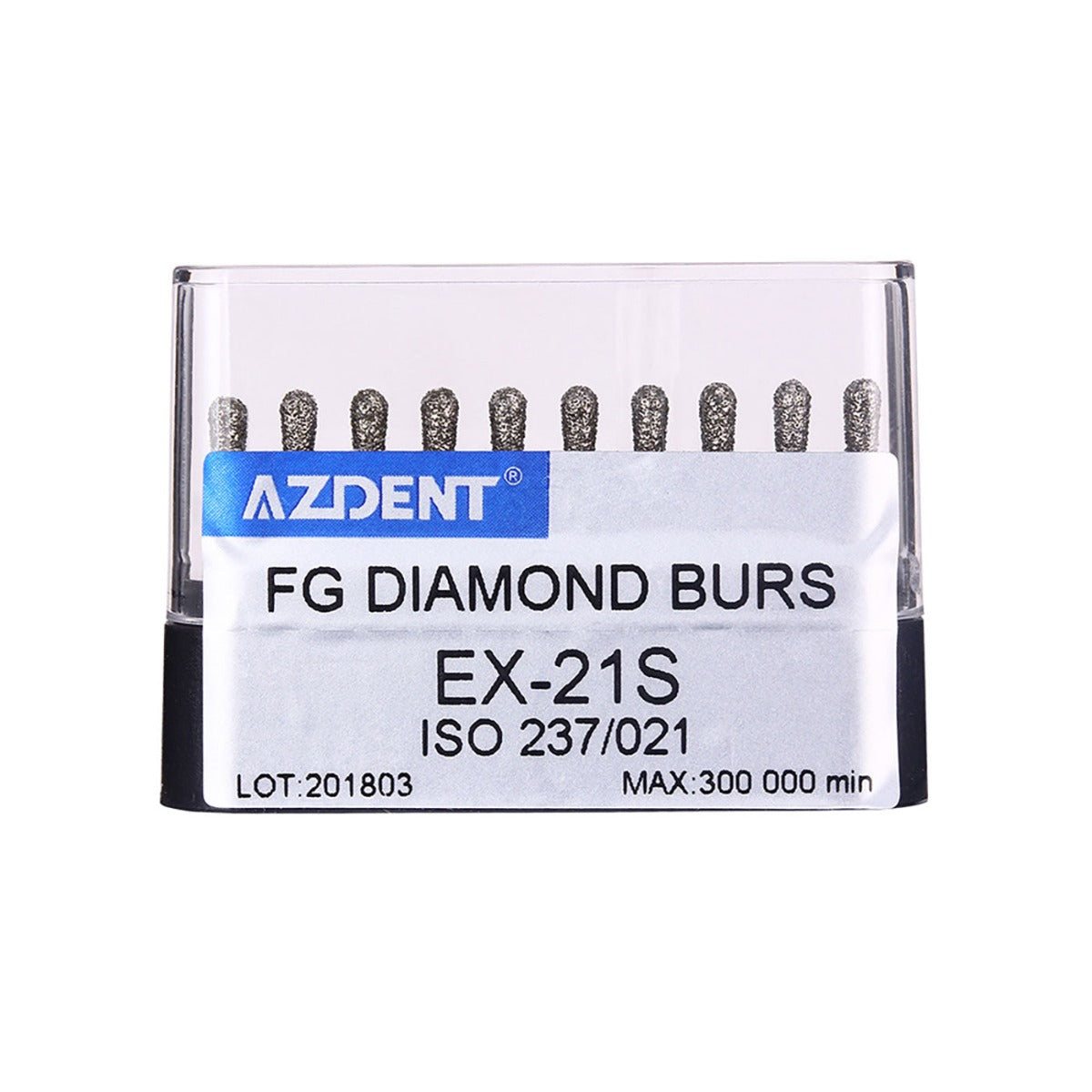 Dental Diamond Burs FG EX-21S End Cut 10pcs/Box - pairaydental.com