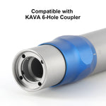 Dental Air Scaler Handpiece 6-hole Coupler with Fiber Optic 3 Power Levels 3 Tips - pairaydental.com
