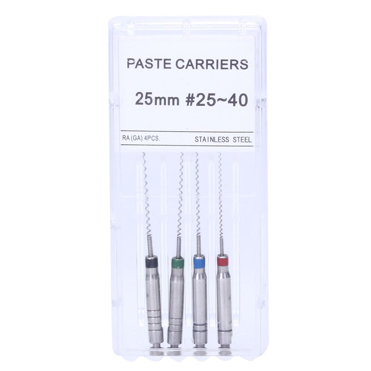 25-40pcs Dental Spiral Filler Rotary Paste Carriers 25mm - For Dental Engine Pins