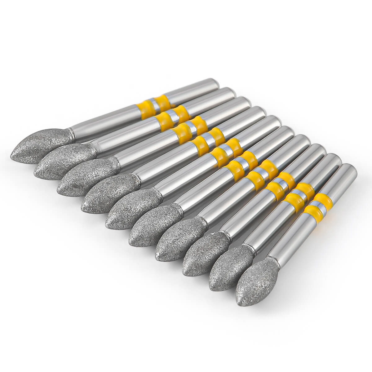 Dental Diamond Burs FG Cutting Zirconia Ceramic Z257-025EF (368-025EF) Round 10pcs/Box - pairaydental.com