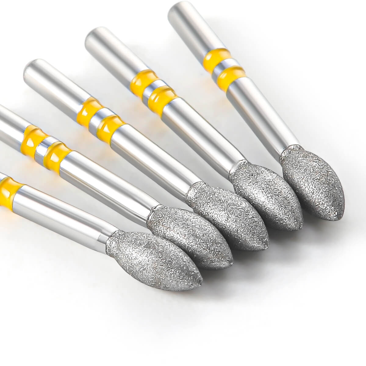 Dental Diamond Bur ZFO-24EF Cutting Zirconia Diamond Round 10pcs/Box