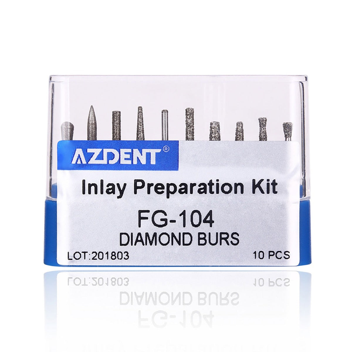 Dental Diamond Bur FG-104 Inlay Preparation Kit 10pcs/Kit - pairaydental.com