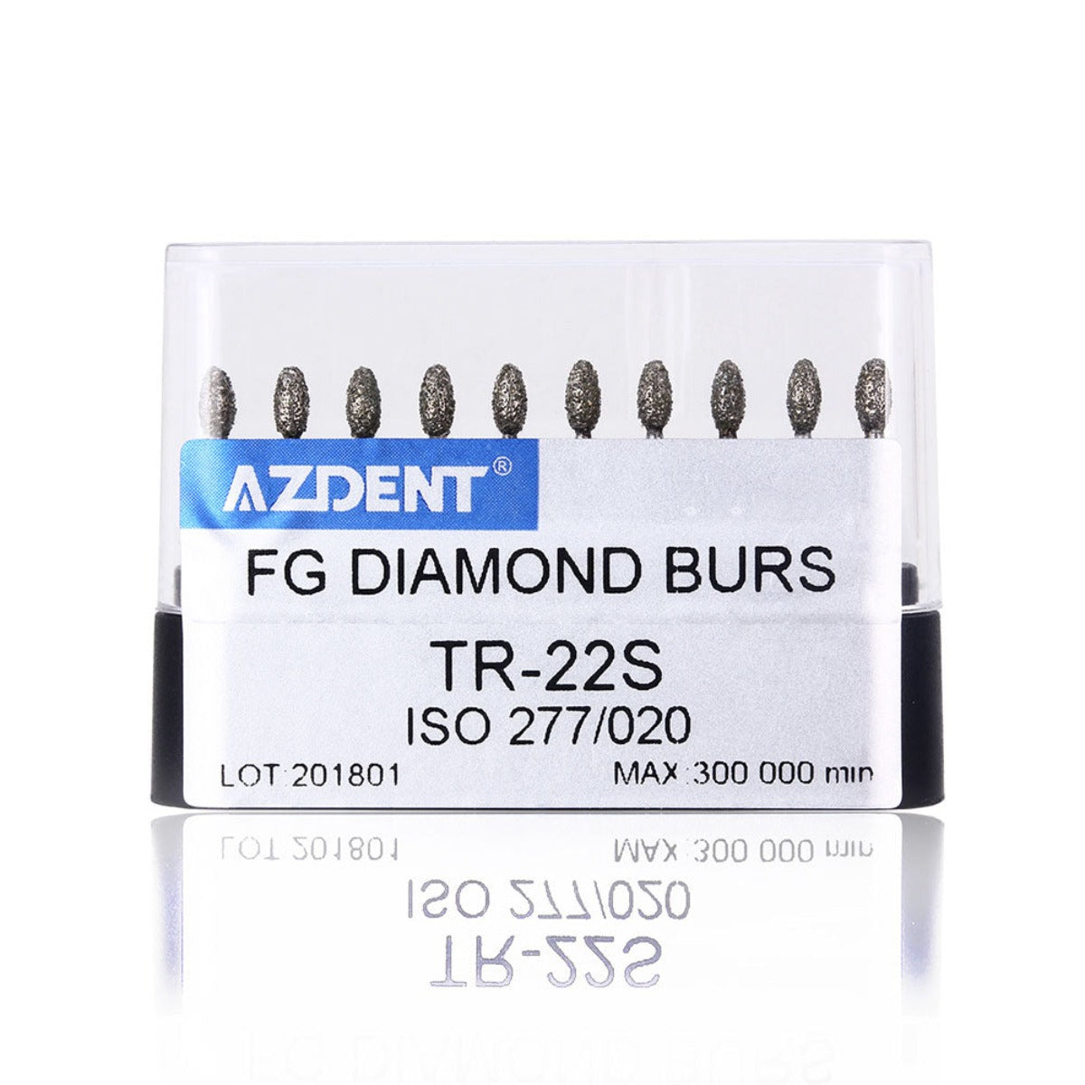 Dental Diamond Burs FG TR-22S Flat Cone 10pcs/Box - pairaydental.com