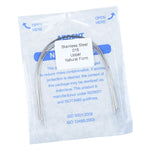 Orthodontic Archwire Stainless Steel Round Natural 0.012-0.020 Upper/Lower 10pcs/Pack - pairaydental.com
