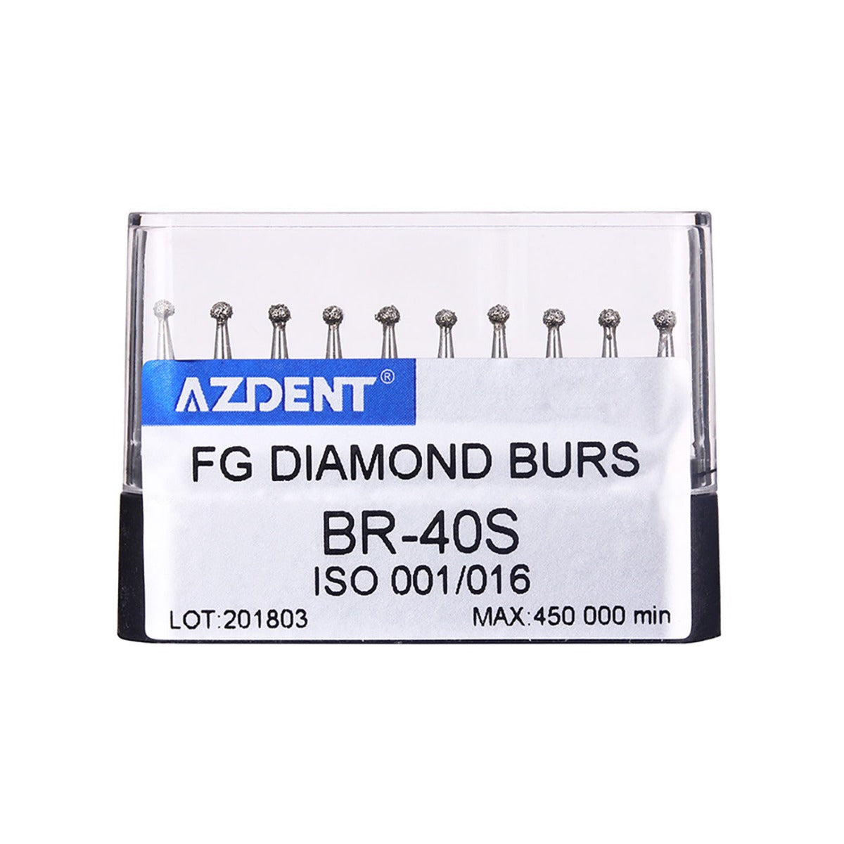 Dental Diamond Burs FG BR-40S Round 10pcs/Box - pairaydental.com
