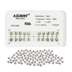 Orthodontic Standard Metal Brackets Roth/MBT/Edgewise 0.018/0.022 Hooks 3/3-4-5 20pcs/Box - pairaydental.com