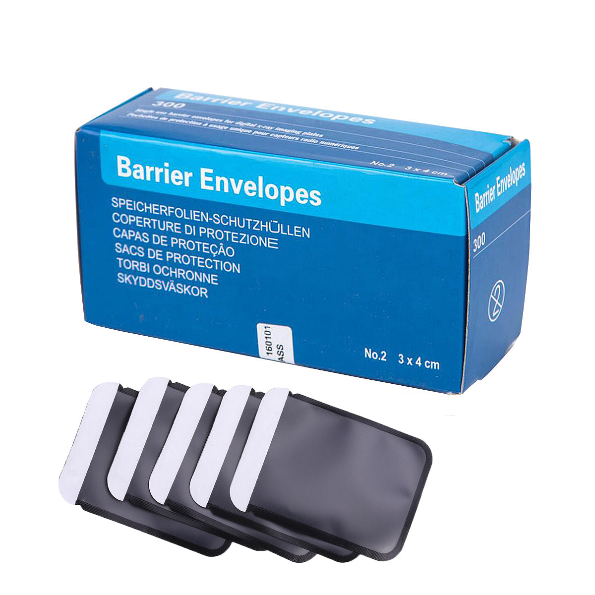 Dental Barrier Envelopes Size #2 for X-Ray ScanX 300pcs/Box - pairaydental.com