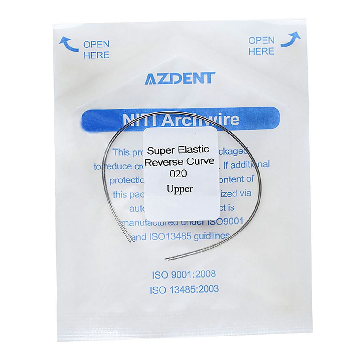 Archwire Niti Reverse Curve Round 0.012-0.020 Upper/Lower 2pcs/Pack - pairaydental.com